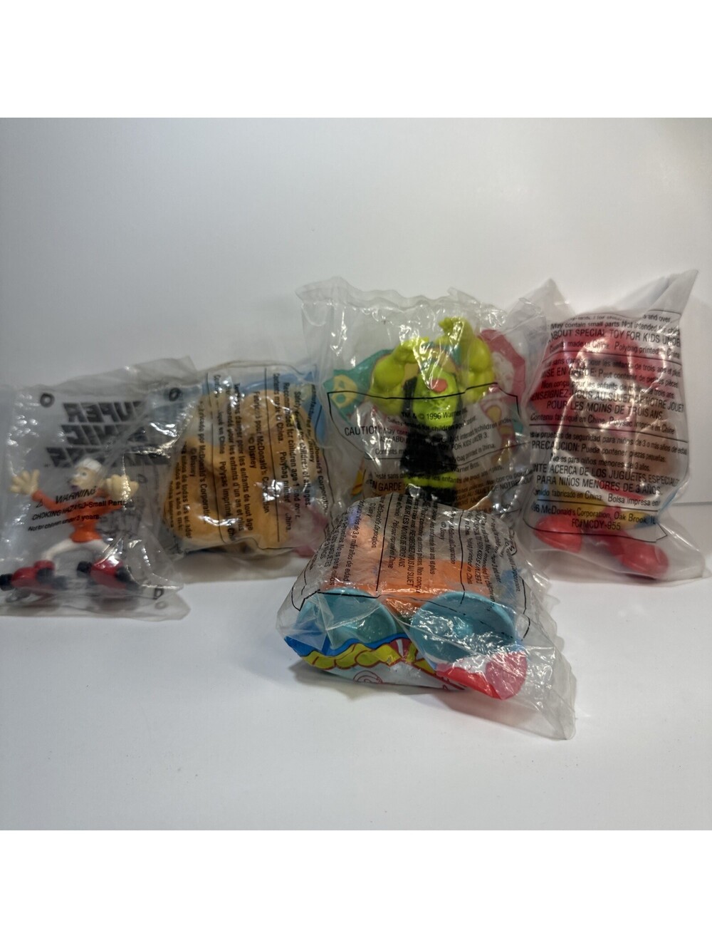 Lot of 5 Vintage McDonald’s Happy Meal Toys 1996- 1998